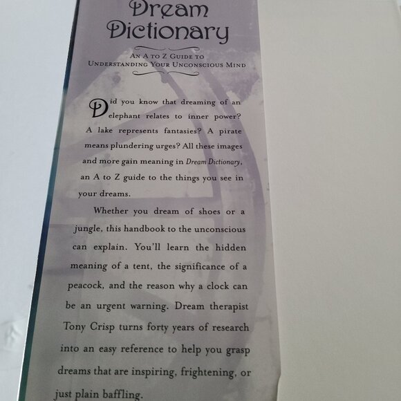 DREAM DICTIONARY: AN A-TO-Z GUIDE TO UNDERSTANDING YOUR UNCONSCIOUS MIND - Picture 4 of 8